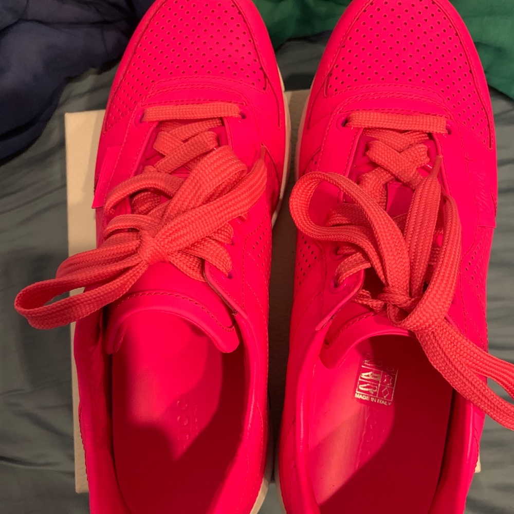 NEW Barbie Pink Leather GUCCI Sneakers EU Size 39.5